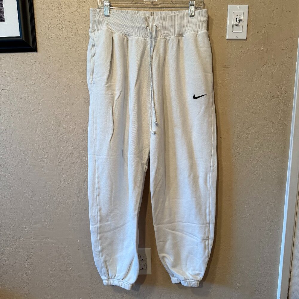 White Nike Joggers